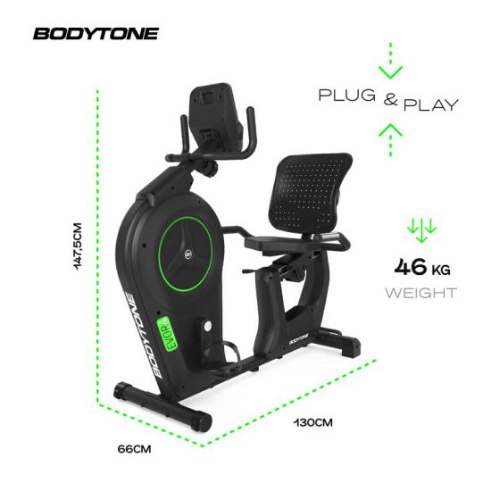 Bodytone Upright Bike EVOR4 Avarin Running